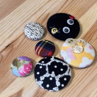 くるみボタン作り